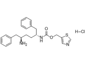 1,3-thiazol-5-ylmethyl N-[(2R,5R)-5-amino-1,6-diphenylhexan-2-yl]carbamate;hydrochloride
