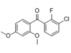 (3-chloro-2-fluorophenyl)-(2,4-dimethoxyphenyl)methanone