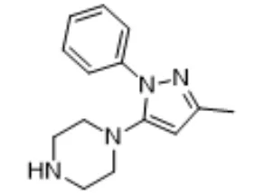 1-(5-methyl-2-phenylpyrazol-3-yl)piperazine