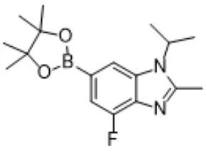 4-Fluoro-2-methyl-1-(1-methylethyl)-6-(4,4,5,5-tetramethyl-1,3,2-dioxaborolan-2-yl)-1H-benzimidazole