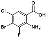 2-amino-4-bromo-5-chloro-3-fluorobenzoic acid