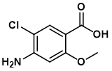 4-amino-5-chloro-2-methoxybenzoic acid