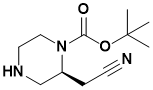 tert-butyl (2S)-2-(cyanomethyl)piperazine-1-carboxylate