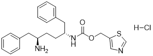 1,3-thiazol-5-ylmethyl N-[(2R,5R)-5-amino-1,6-diphenylhexan-2-yl]carbamate;hydrochloride